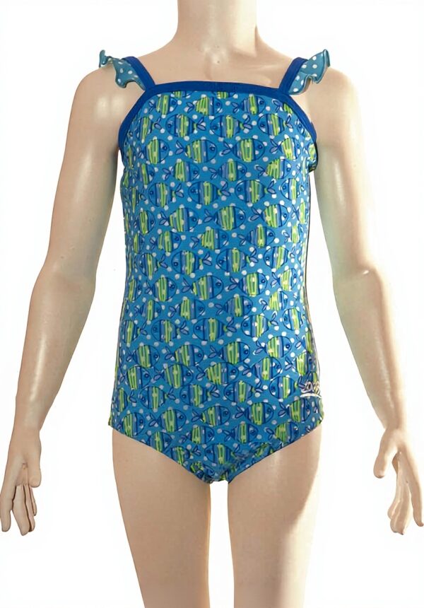 Maillot de bain fille Zoggs Fish Fun Frill élasthanne