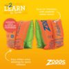 Zoggs brassards flotteurs moins 12 mois orange sécurité-3