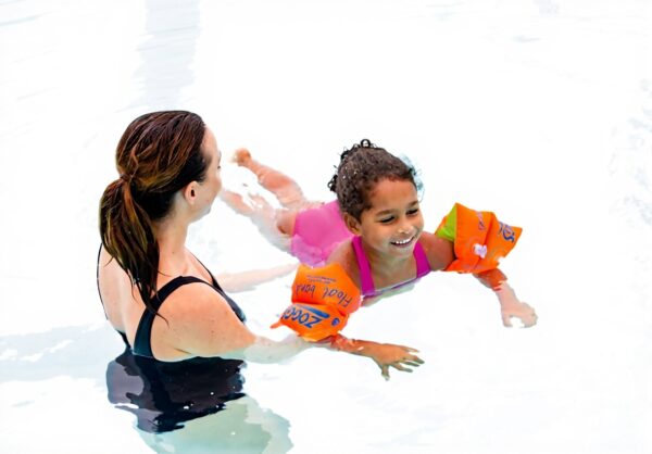 Zoggs Float Bands aide natation enfants 6-12 ans orange