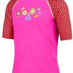 T-shirt UPF 50 Zoggs Fille Protection solaire Rose