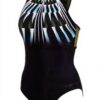 Maillot de bain femme Zoggs Hi Cross X Back Aqua Geo