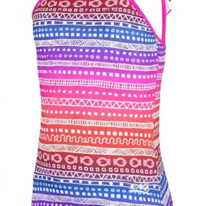 Maillot une pièce fille Zoggs Ikat Frill séchage rapide