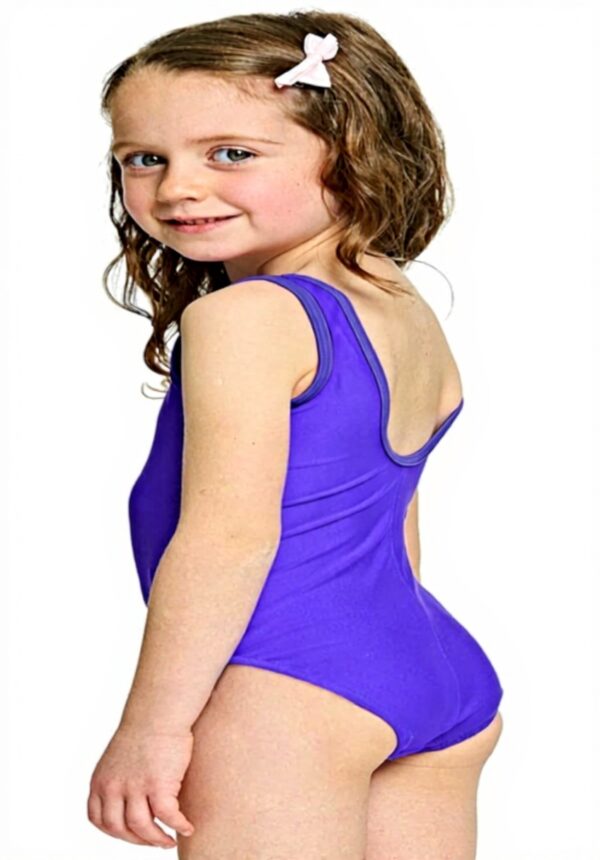 Maillot de bain fille Zoggs Jungle Fun scoopback violet