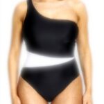 Maillot de bain une pièce Zoggs éco tissu épaule unique