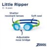 Lunettes de natation Zoggs enfant protection UV réglable