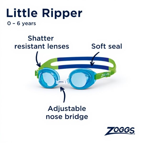 Lunettes de natation Zoggs enfant protection UV réglable