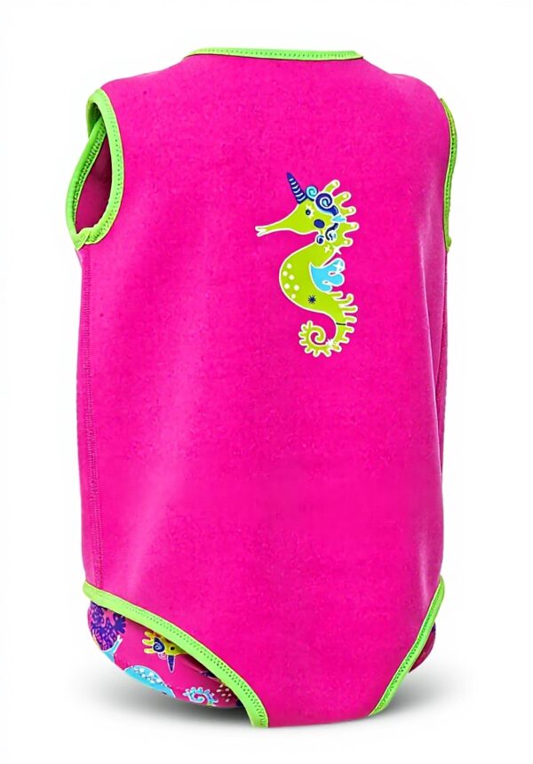 Maillot bain néoprène Zoggs bébé rose vert 3-6 mois