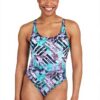 Maillot une pièce Zoggs imprimé Breakaway femme natation