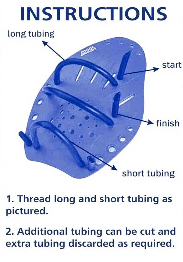 Plaquettes natation Zoggs Matrix design ergonomique adulte