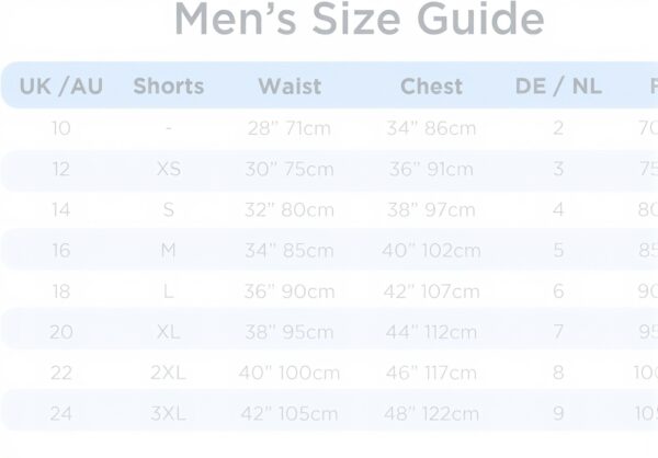 Zoggs Shorts de bain Homme Bleu Taille ajustable Séchage