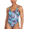Maillot une pièce Zoggs imprimé Breakaway femme natation