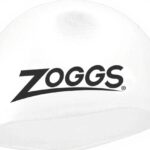 Bonnet de natation Zoggs silicone adulte unisexe blanc