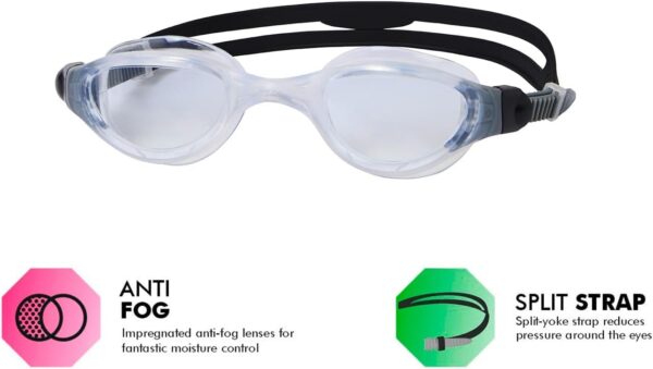 Lunettes de natation ZOGGS Phantom 2.0 S adulte unisexe-3