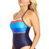 Maillot de bain Zoggs Pop Block T tissu écologique femme