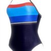Maillot de bain Zoggs Pop Block T tissu écologique femme