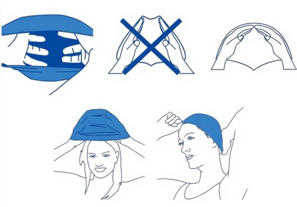 Bonnets de bain Zoggs rose extensible taille unique natation