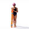 Nouille de natation Zoggs gonflable enfants 115 cm orange