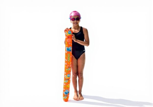 Nouille de natation Zoggs gonflable enfants 115 cm orange