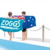 Serviette de piscine Zoggs Bleu 140x70 cm Coton Absorbant