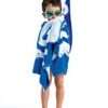Serviette de piscine Zoggs Bleu 140x70 cm Coton Absorbant