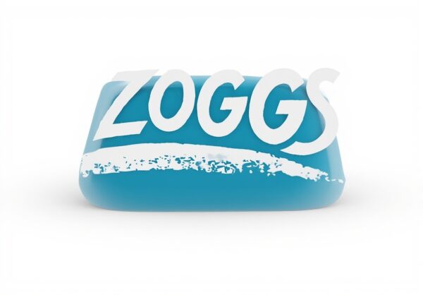 Serviette de piscine Zoggs Bleu 140x70 cm Coton Absorbant