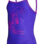 Maillot de bain enfant Zoggs Surfer Classicback violet