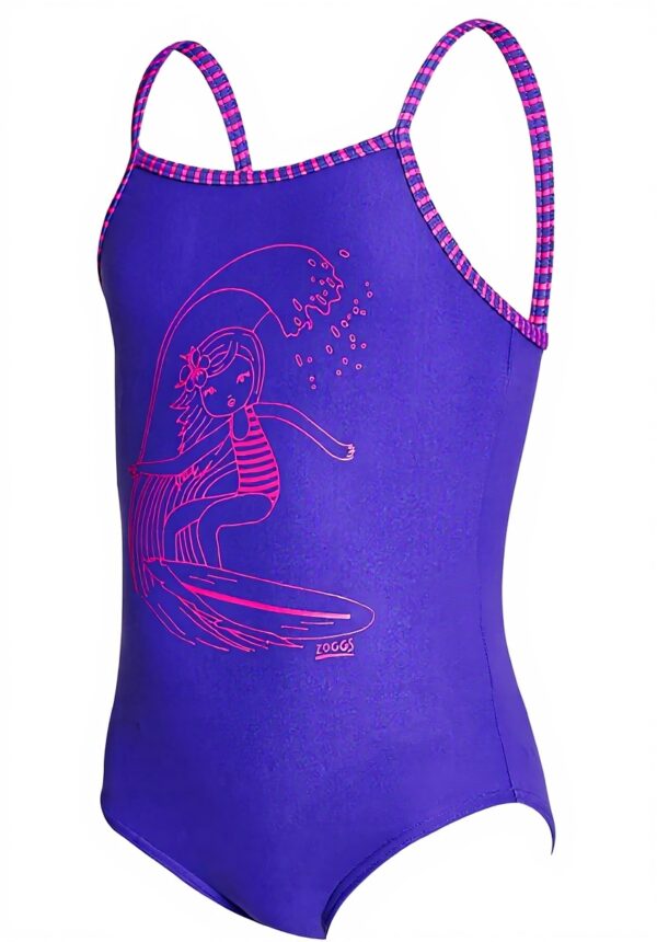 Maillot de bain enfant Zoggs Surfer Classicback violet