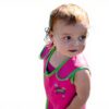 Combinaison néoprène Zoggs bébé rose vert 6-12 mois