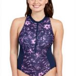 Maillot de bain femme Zoggs Zip 1 piece sport confort